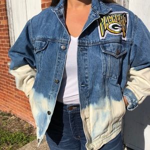 Packers bleached Jean Jacket